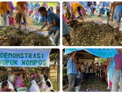 Mahasiswa Beri Penyuluhan Pembuatan Pupuk Bokashi