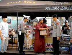 Peduli Korban Kebakaran, Polisi Berikan Bantuan Kemanusiaan
