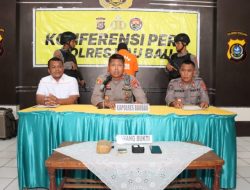 Polres Baubau Bekuk Residivis Pengedar Sabu-Sabu
