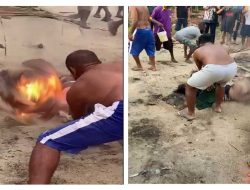 Sadis! Di Papua Wanita Paruh Baya Asal Buton Dibakar Hidup-Hidup