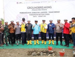 Puluhan Tahun Terisolir, Bupati Butur Bangun Jembatan Penghubung Langere-Tanah Merah