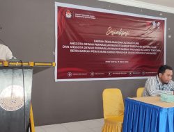 KPU Butur Gelar Sosialisasi PKPU Nomor 6 Tahun 2023, Sairman : Kita Gunakan Rancangan I