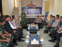 Silaturahmi Kodim 1429/Butur Ke Polres, Khomaruddin : Kita Jaga dan Tingkatkan Solidaritas