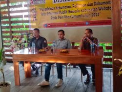 Bawaslu Wakatobi Gandeng PWI Tingkatkan Potensi Kehumasan Stafnya