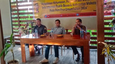 Bawaslu Wakatobi Gandeng PWI Tingkatkan Potensi Kehumasan Stafnya