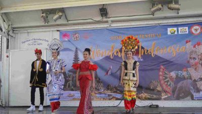 Pelajar SMPN 1 Kendari Harumkan Indonesia Dalam Lotus Festival di Los Angeles AS