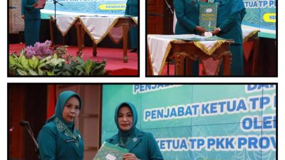 Lantik Dua Penjabat Ketua TP PKK, Munanah : Saya Percaya Dapat Jalankan Tugas dengan Baik