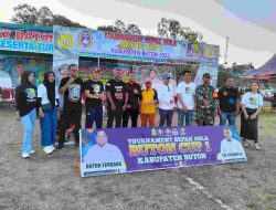 Pemda Buton Apresiasi Kadin Inisiasi Turnamen Sepakbola Buton Cup I