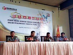 Jelang Pemilu 2024, Bawaslu Buton Gelar Diskusi bersama Insan Pers
