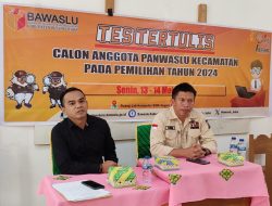 Bawaslu Butur Gelar Seleksi Tes Tertulis Panwascam Kategori Baru