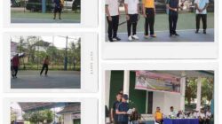 Laga Perdana Tenis Cup III, Kodim 1429 Taklukkan Polres Butur