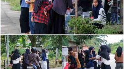 Aksi Sosial Ramadhan, OSIS SMPN 6 Buton Bagi Ratusan Takjil untuk Warga