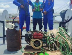 Kejar-kejaran di Perairan Mawasangka, Polairud Sultra Tangkap Pelaku Bom Ikan