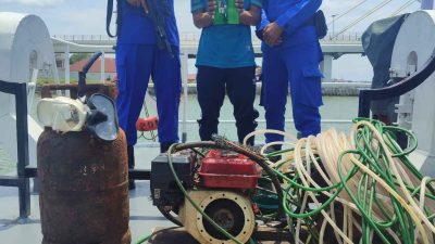 Kejar-kejaran di Perairan Mawasangka, Polairud Sultra Tangkap Pelaku Bom Ikan