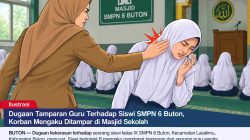 Diduga Guru SMPN 6 Buton Tampar Siswi di Masjid Sekolah
